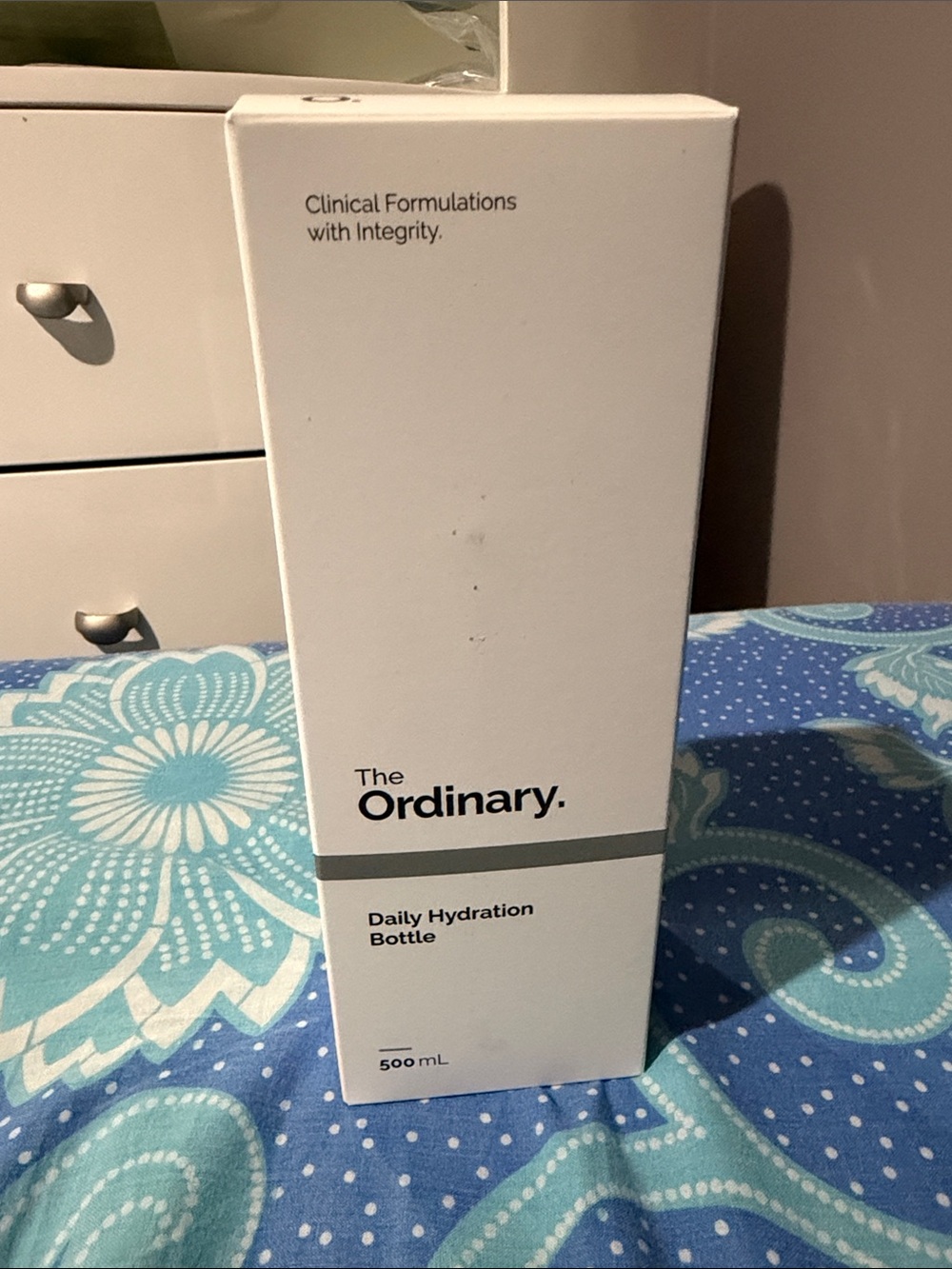 The Ordinary Hydration Bottle Box - White